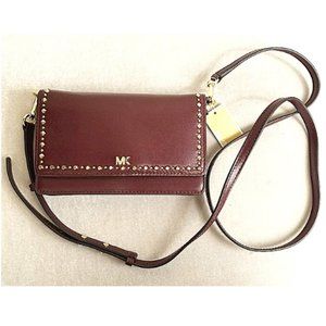 Michael Kors Leather Phone Crossbody Clutch Wallet